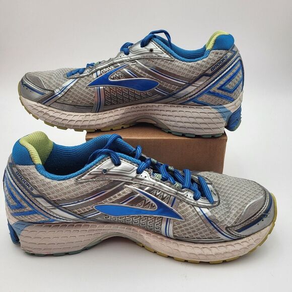 Brooks Adrenaline GTS-15 Womens 10 Wide Gray‎ Blue Running Shoes 1201741 - Picture 6 of 14